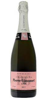 PIERRE GIMONNET $ FILS CHAMPAGNE ROSÉ DE BLANC BRUT 1ER CRU BRUT