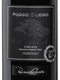 ITÁLIA COM GOSTO - RASCIONI - POGGIO CILIEGIO TOSCANA IGT CILIEGIOLO 2021