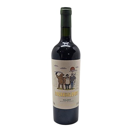 VINHOS NATURAIS ARGENTINOS – CAIXA COM 4 GARRAFAS - GARAGE WINES ESCADALOSO MALBEC 2024