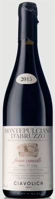 NOVIDADE ITÁLIA - CIAVOLICH -FOSSO CANCELLI MONTEPULCIANO D’ABRUZZO DOP 2019