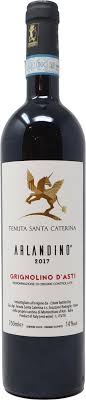 NOVIDADE ITÁLIA - TENUTA SANTA CATERINA -ARLANDINO GRIGNOLINO D’ASTO DOC 2023