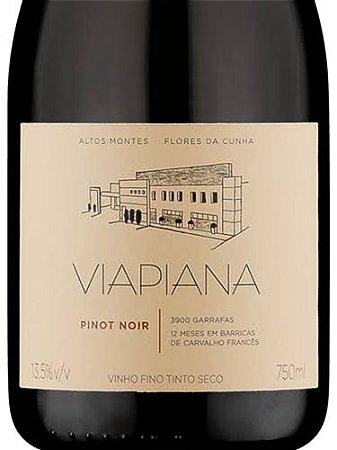NOVIDADE SUPER - VINHO VIAPIANA PINOT NOIR