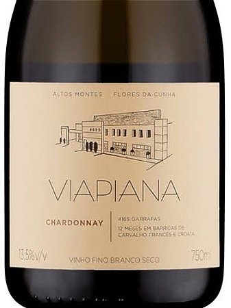 NOVIDADE SUPER -VINHO VIAPIANA CHARDONNAY