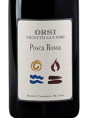 VINHOS NATURAIS ITÁLIA - ORSI VIGNETO SAN VITO POSCA ROSSA