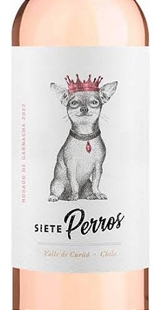 NOVIDADE NO SITE -VINHO SIETE PERROS ROSE 2022