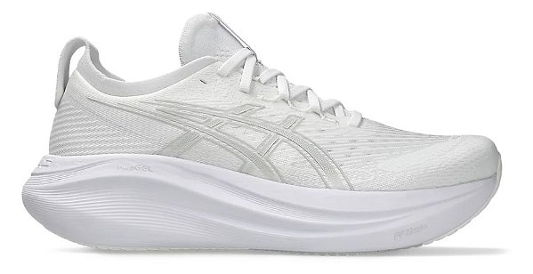 Tênis Asics Gel Nimbus 27 - Branco e Cinza