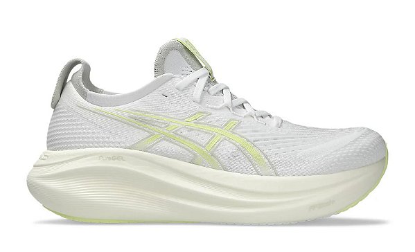 Tênis Asics Gel Nimbus 27 - Cinza e Amarelo