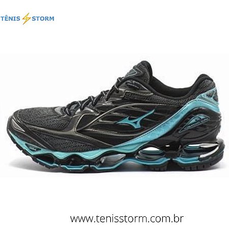 mizuno pro 6 preto com azul