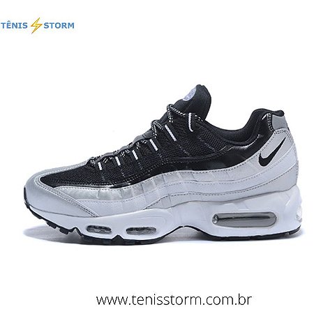 Nike Air Max 95 Preto e Branco - Frete Grátis | Tênis Storm - Tênis Storm