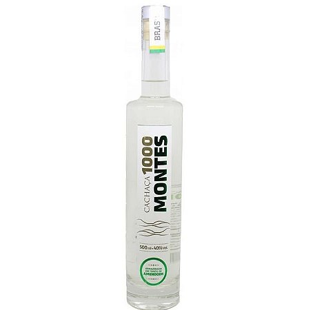 Cachaça 1000 Montes Extra Premium Amendoim 500ml
