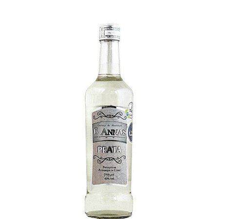 Cachaça 6 Annas Prata 700ml