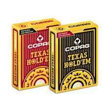 BARALHO DE POKER TEXAS HOLD'EM DE PLÁSTICO