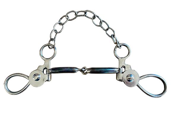 Freio Bridão Bocal Partido Inox - SE139