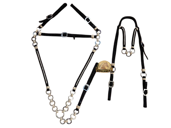 Cabeçada E Peitoral Inox - SE99