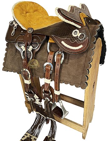 Arreio Cutuco De Luxo Marrom - SE499