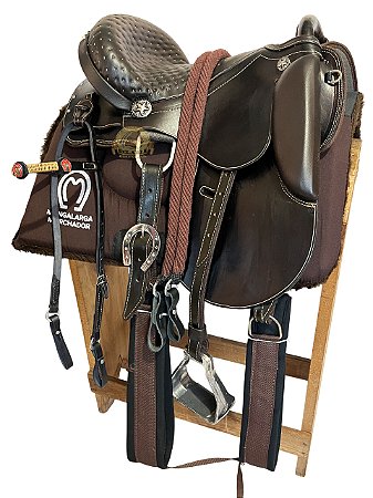 Sela Max Podium Marrom Pontilhada - SE549