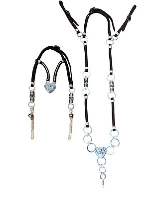 Cabeçada e Peitoral de Cordinha com Central -SE235