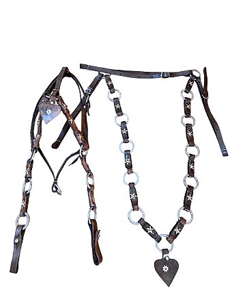 Cabeçada e Peitoral com Apliques - SE253