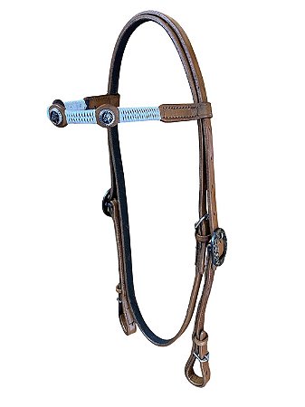 Cabeçada de Luxo bege Cavalo - SE285