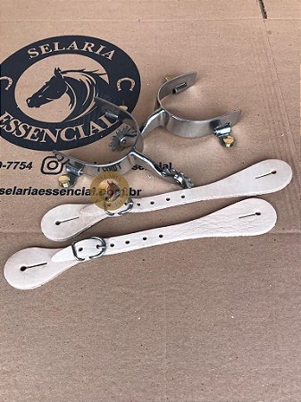 Espora Quarto de Milha Inox + Brinde - SE27