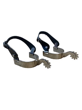 Espora Quarto de Milha Inox + Brinde - SE27