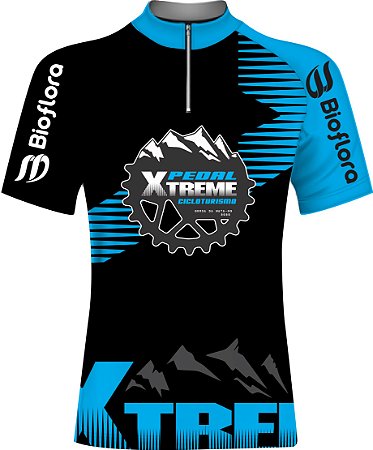 Camiseta Ciclismo Azul - Sob Encomenda
