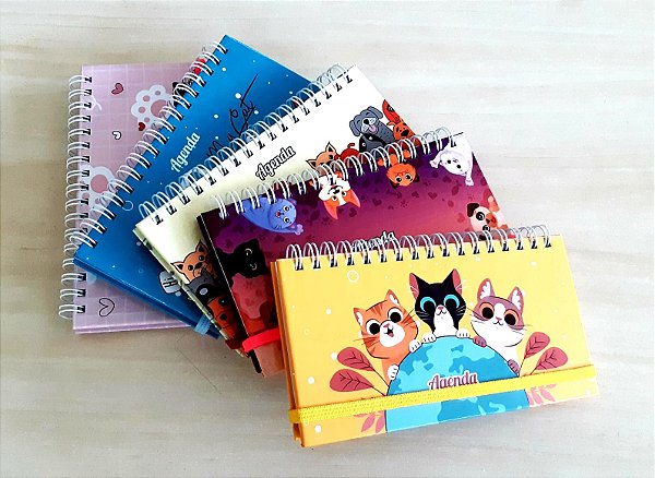 Agenda Semanal De Bolso 2026 C/elástico (13 Modelos a escolher)