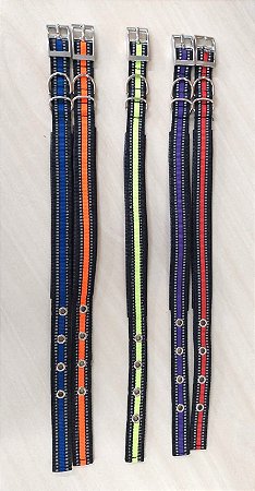 Coleiras Coloridas Refletivas