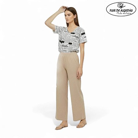 Camiseta algodão jornal M