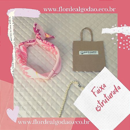 Faixa estruturada rosa