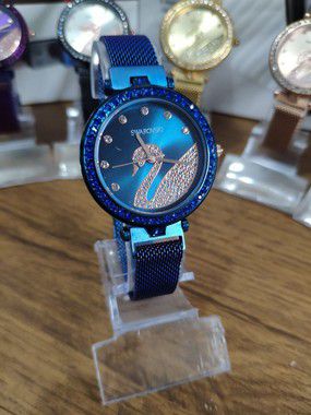 Relogio swarovski azul Clearance