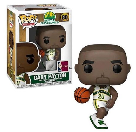 Boneco Funko Pop Basketball Seattle Supersonics Gary Payton 80