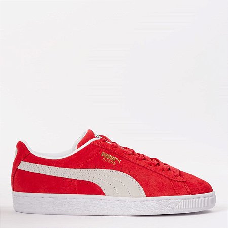 Tenis Puma Suede Classic XXI Jr Vermelho