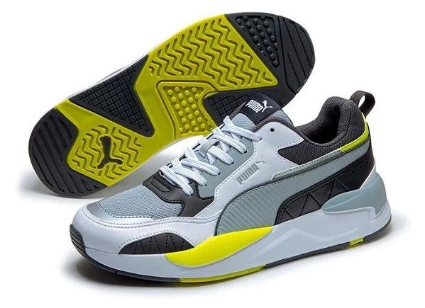 Tenis Puma X Ray 2 Square Bdp Branco com Cinza