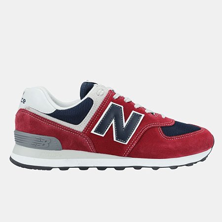 Tênis new balance 574 Classic vermelho