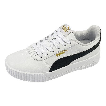 Tênis Puma Carina Branco com Preto