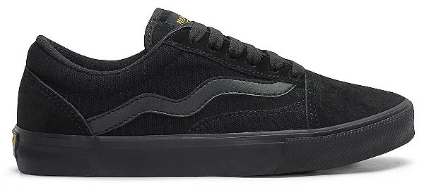 mad rats old school tenis black todo preto