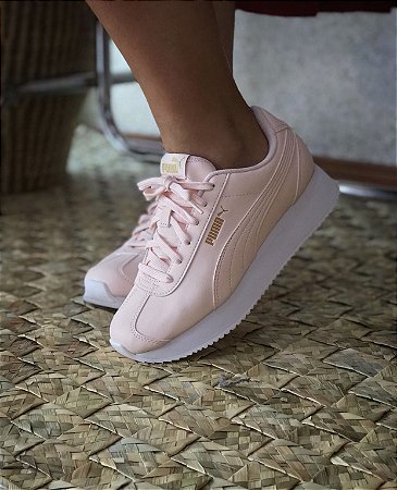 Tenis Puma Turino Stacked Rose Plataforma