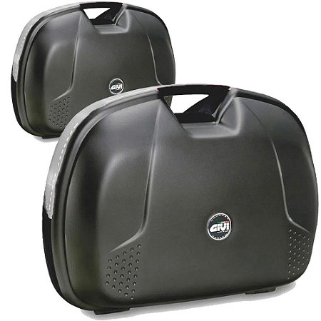 Baú Givi 40L lateral - modelo E360 ( jogo-PAR ) - Fumê - ForMoto -  Acessórios BigTrails