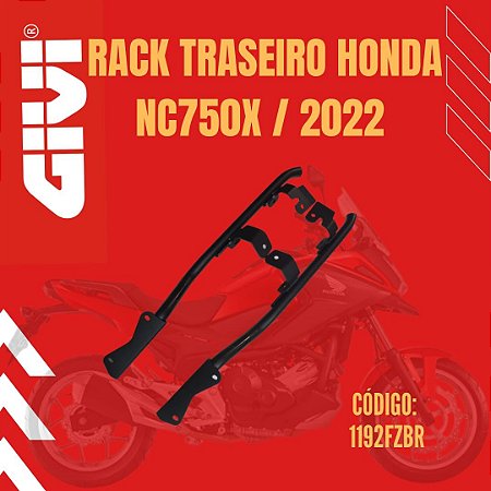 Rack Givi - Suporte - Bagageiro traseiro para Honda NC 750X - apartir de 2022