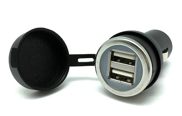 Adaptador de Tomada 12V para duplo USB - padrão normal