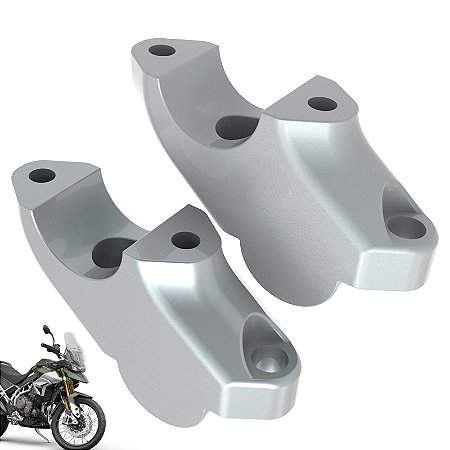 Riser para guidão - Inclinado / Recuado para Tiger 900 - apartir de 2024