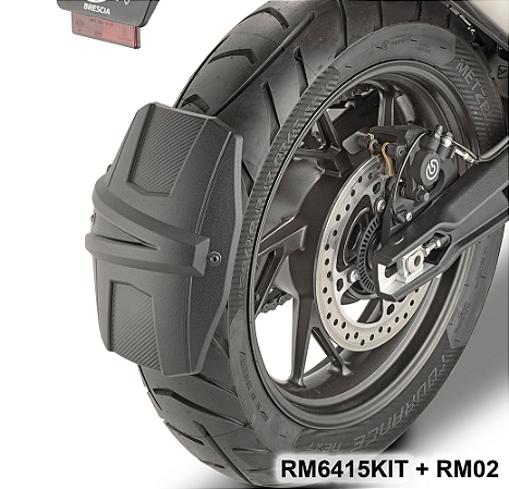 Paralamas Givi com kit de montagem para Tiger 900