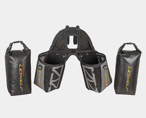 Alforge Lateral RackLess impermeável SAXON 30L - KIT 15+15