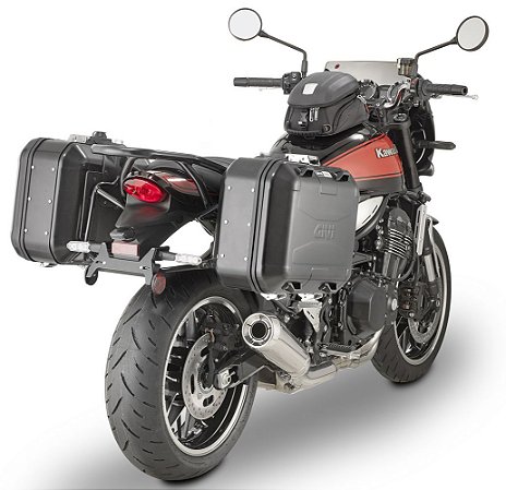 Baú Givi 30L Mala Lateral - Linha Trekker Dolomiti - Aluminio Preto - PAR