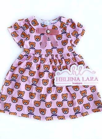 Vestido Rosa Urso