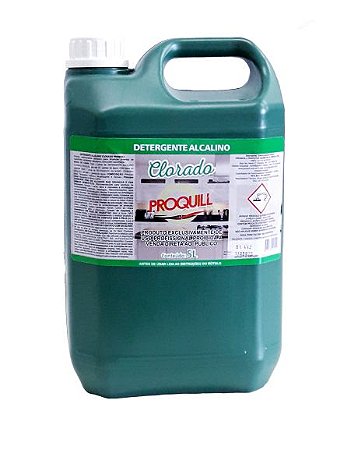 DETERGENTE ALCALINO CLORADO PROQUILL C/ 5 LITROS