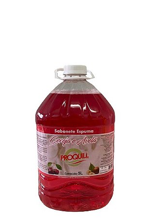 SABONETE ESPUMA PROQUILL CEREJA E AVELÃ C/ 5 LITROS