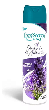 ODORIZADOR DE AMBIENTES LEV&UZE LAVANDA FLORAL 400ML