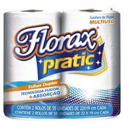 PAPEL TOALHA COZINHA C/2X55 FLS PRATIC
